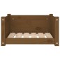 vidaXL Hundebett Honigbraun 55,5x45,5x28 cm Massivholz Kiefer vidaXL Hundebett Honigbraun 55,5x45,5x28 cm Massivholz Kiefer
