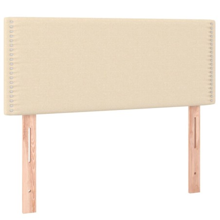 vidaXL Kopfteil Creme 80x5x78/88 cm Stoff