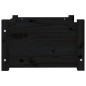 vidaXL Hundebett Schwarz 55,5x45,5x28 cm Massivholz Kiefer vidaXL Hundebett Schwarz 55,5x45,5x28 cm Massivholz Kiefer