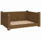 vidaXL Hundebett Honigbraun 65,5x50,5x28 cm Massivholz Kiefer vidaXL Hundebett Honigbraun 65,5x50,5x28 cm Massivholz Kiefer