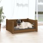 vidaXL Hundebett Honigbraun 65,5x50,5x28 cm Massivholz Kiefer vidaXL Hundebett Honigbraun 65,5x50,5x28 cm Massivholz Kiefer