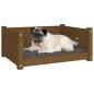 vidaXL Hundebett Honigbraun 65,5x50,5x28 cm Massivholz Kiefer vidaXL Hundebett Honigbraun 65,5x50,5x28 cm Massivholz Kiefer