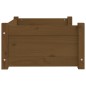 vidaXL Hundebett Honigbraun 65,5x50,5x28 cm Massivholz Kiefer vidaXL Hundebett Honigbraun 65,5x50,5x28 cm Massivholz Kiefer