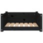 vidaXL Hundebett Schwarz 65,5x50,5x28 cm Massivholz Kiefer vidaXL Hundebett Schwarz 65,5x50,5x28 cm Massivholz Kiefer