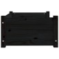 vidaXL Hundebett Schwarz 65,5x50,5x28 cm Massivholz Kiefer vidaXL Hundebett Schwarz 65,5x50,5x28 cm Massivholz Kiefer