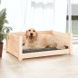 vidaXL Hundebett 75,5x55,5x28 cm Massivholz Kiefer vidaXL Hundebett 75,5x55,5x28 cm Massivholz Kiefer