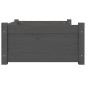 vidaXL Hundebett Grau 75,5x55,5x28 cm Massivholz Kiefer vidaXL Hundebett Grau 75,5x55,5x28 cm Massivholz Kiefer