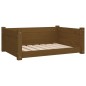 vidaXL Hundebett Honigbraun 75,5x55,5x28 cm Massivholz Kiefer vidaXL Hundebett Honigbraun 75,5x55,5x28 cm Massivholz Kiefer