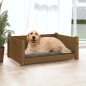 vidaXL Hundebett Honigbraun 75,5x55,5x28 cm Massivholz Kiefer vidaXL Hundebett Honigbraun 75,5x55,5x28 cm Massivholz Kiefer