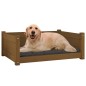 vidaXL Hundebett Honigbraun 75,5x55,5x28 cm Massivholz Kiefer vidaXL Hundebett Honigbraun 75,5x55,5x28 cm Massivholz Kiefer