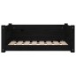 vidaXL Hundebett Schwarz 75,5x55,5x28 cm Massivholz Kiefer vidaXL Hundebett Schwarz 75,5x55,5x28 cm Massivholz Kiefer