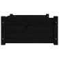 vidaXL Hundebett Schwarz 75,5x55,5x28 cm Massivholz Kiefer vidaXL Hundebett Schwarz 75,5x55,5x28 cm Massivholz Kiefer