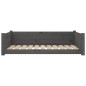 vidaXL Hundebett Grau 95,5x65,5x28 cm Massivholz Kiefer vidaXL Hundebett Grau 95,5x65,5x28 cm Massivholz Kiefer