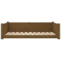 vidaXL Hundebett Honigbraun 95,5x65,5x28 cm Massivholz Kiefer