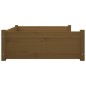vidaXL Hundebett Honigbraun 95,5x65,5x28 cm Massivholz Kiefer