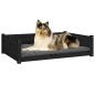 vidaXL Hundebett Schwarz 95,5x65,5x28 cm Massivholz Kiefer vidaXL Hundebett Schwarz 95,5x65,5x28 cm Massivholz Kiefer