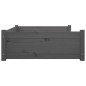 vidaXL Hundebett Grau 105,5x75,5x28 cm Massivholz Kiefer vidaXL Hundebett Grau 105,5x75,5x28 cm Massivholz Kiefer