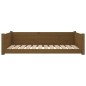 vidaXL Hundebett Honigbraun 105,5x75,5x28 cm Massivholz Kiefer vidaXL Hundebett Honigbraun 105,5x75,5x28 cm Massivholz Kiefer