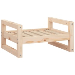 vidaXL Hundebett 55,5x45,5x28 cm Massivholz Kiefer