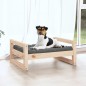 vidaXL Hundebett 55,5x45,5x28 cm Massivholz Kiefer vidaXL Hundebett 55,5x45,5x28 cm Massivholz Kiefer