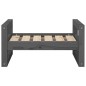 vidaXL Hundebett Grau 55,5x45,5x28 cm Massivholz Kiefer vidaXL Hundebett Grau 55,5x45,5x28 cm Massivholz Kiefer