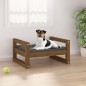 vidaXL Hundebett Honigbraun 55,5x45,5x28 cm Massivholz Kiefer vidaXL Hundebett Honigbraun 55,5x45,5x28 cm Massivholz Kiefer