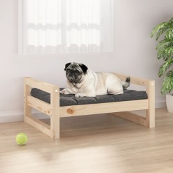 vidaXL Hundebett 65,5x50,5x28 cm Massivholz Kiefer