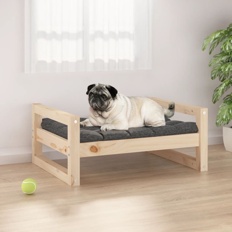 vidaXL Hundebett 65,5x50,5x28 cm Massivholz Kiefer vidaXL Hundebett 65,5x50,5x28 cm Massivholz Kiefer
