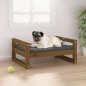 vidaXL Hundebett Honigbraun 65,5x50,5x28 cm Massivholz Kiefer vidaXL Hundebett Honigbraun 65,5x50,5x28 cm Massivholz Kiefer