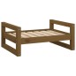 vidaXL Hundebett Honigbraun 65,5x50,5x28 cm Massivholz Kiefer vidaXL Hundebett Honigbraun 65,5x50,5x28 cm Massivholz Kiefer