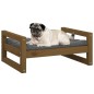 vidaXL Hundebett Honigbraun 65,5x50,5x28 cm Massivholz Kiefer vidaXL Hundebett Honigbraun 65,5x50,5x28 cm Massivholz Kiefer