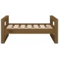 vidaXL Hundebett Honigbraun 65,5x50,5x28 cm Massivholz Kiefer vidaXL Hundebett Honigbraun 65,5x50,5x28 cm Massivholz Kiefer