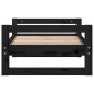 vidaXL Hundebett Schwarz 65,5x50,5x28 cm Massivholz Kiefer vidaXL Hundebett Schwarz 65,5x50,5x28 cm Massivholz Kiefer