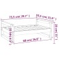 vidaXL Hundebett 75,5x55,5x28 cm Massivholz Kiefer vidaXL Hundebett 75,5x55,5x28 cm Massivholz Kiefer