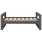 vidaXL Hundebett Grau 75,5x55,5x28 cm Massivholz Kiefer vidaXL Hundebett Grau 75,5x55,5x28 cm Massivholz Kiefer