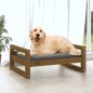 vidaXL Hundebett Honigbraun 75,5x55,5x28 cm Massivholz Kiefer vidaXL Hundebett Honigbraun 75,5x55,5x28 cm Massivholz Kiefer