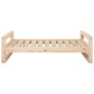 vidaXL Hundebett 95,5x65,5x28 cm Massivholz Kiefer vidaXL Hundebett 95,5x65,5x28 cm Massivholz Kiefer