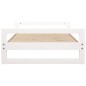 vidaXL Hundebett Weiß 95,5x65,5x28 cm Massivholz Kiefer vidaXL Hundebett Weiß 95,5x65,5x28 cm Massivholz Kiefer