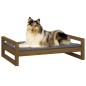 vidaXL Hundebett Honigbraun 95,5x65,5x28 cm Massivholz Kiefer vidaXL Hundebett Honigbraun 95,5x65,5x28 cm Massivholz Kiefer