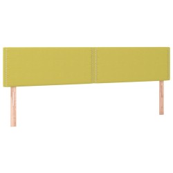 Kopfteile 2 Stk. Grün 100x5x78/88 cm Stoff