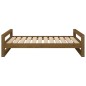 vidaXL Hundebett Honigbraun 105,5x75,5x28 cm Massivholz Kiefer vidaXL Hundebett Honigbraun 105,5x75,5x28 cm Massivholz Kiefer