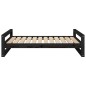 vidaXL Hundebett Schwarz 105,5x75,5x28 cm Massivholz Kiefer vidaXL Hundebett Schwarz 105,5x75,5x28 cm Massivholz Kiefer