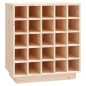 vidaXL Weinregal 55,5x34x61 cm Massivholz Kiefer vidaXL Weinregal 55,5x34x61 cm Massivholz Kiefer
