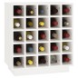 vidaXL Weinregal Weiß 55,5x34x61 cm Massivholz Kiefer vidaXL Weinregal Weiß 55,5x34x61 cm Massivholz Kiefer