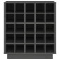 vidaXL Weinregal Grau 55,5x34x61 cm Massivholz Kiefer vidaXL Weinregal Grau 55,5x34x61 cm Massivholz Kiefer