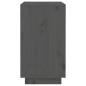 vidaXL Weinregal Grau 55,5x34x61 cm Massivholz Kiefer vidaXL Weinregal Grau 55,5x34x61 cm Massivholz Kiefer