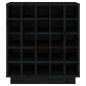 vidaXL Weinregal Schwarz 55,5x34x61 cm Massivholz Kiefer vidaXL Weinregal Schwarz 55,5x34x61 cm Massivholz Kiefer