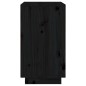 vidaXL Weinregal Schwarz 55,5x34x61 cm Massivholz Kiefer vidaXL Weinregal Schwarz 55,5x34x61 cm Massivholz Kiefer