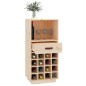 vidaXL Weinregal 45x34x100 cm Massivholz Kiefer vidaXL Weinregal 45x34x100 cm Massivholz Kiefer