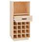vidaXL Weinregal 45x34x100 cm Massivholz Kiefer vidaXL Weinregal 45x34x100 cm Massivholz Kiefer